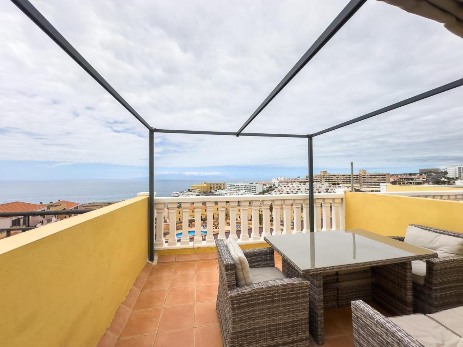 Ocean Front Teneriffa 2 Bedroom Penthouse Callao Salvaje Dış mekan fotoğraf